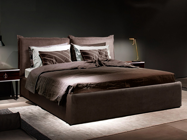 Кровать BAVENO 2-х спальная (1,4 м) с под.мех. БВКР140-1[3] (шоколадный ликёр)